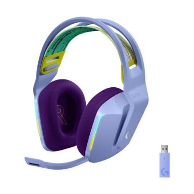 Logitech G733 Lightspeed Lila RGB 7.1 Kablosuz Kulak Üstü Oyuncu Kulaklığı Teşhir