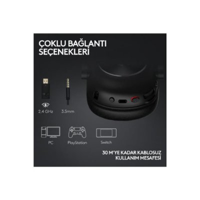 Logitech G Pro X 2 Lightspeed Pembe 7.1 Kablolu/Kablosuz Kulak Üstü Oyuncu Kulaklığı Teşhir