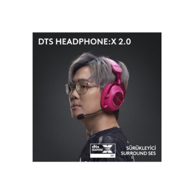 Logitech G Pro X 2 Lightspeed Pembe 7.1 Kablolu/Kablosuz Kulak Üstü Oyuncu Kulaklığı Teşhir