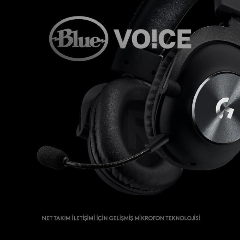 Logitech G Pro X 7.1 981-000818 Kablolu Mikrofonlu Kulak Üstü Oyuncu Kulaklığı Outlet