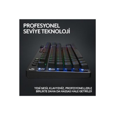 Logitech G Pro X TKL 920-012136 Siyah RGB Tactile Switch Kablolu/Kablosuz Mekanik Oyuncu Klavyesi Outlet