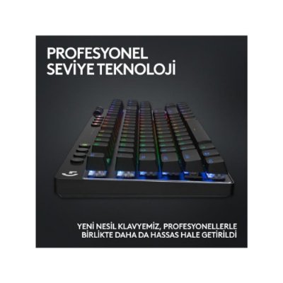 Logitech G Pro X TKL 920-012136 Siyah RGB Tactile Switch Kablolu/Kablosuz Mekanik Oyuncu Klavyesi