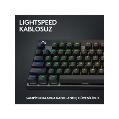 Logitech G Pro X TKL 920-012136 Siyah RGB Tactile Switch Kablolu/Kablosuz Mekanik Oyuncu Klavyesi