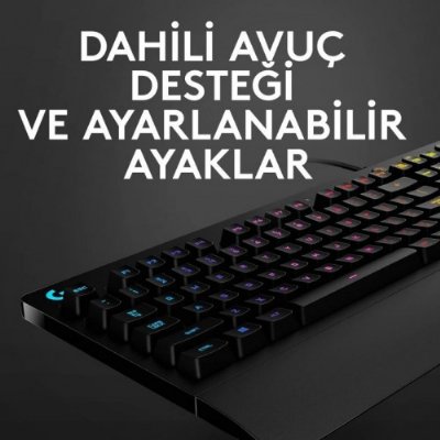 Logitech G213 Prodigy Kablolu Oyuncu Klavyesi - Teşhir