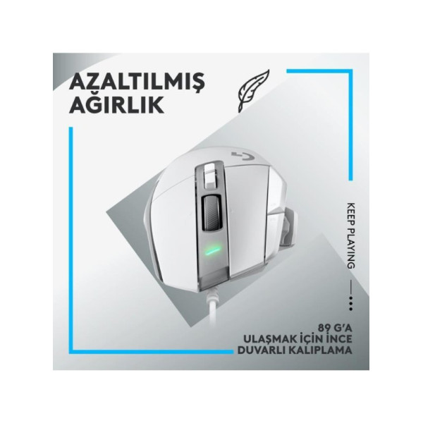 Logitech G502 X 910-006147 Beyaz Optik Kablolu Oyuncu Mouse - Outlet