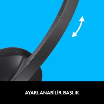 Logitech H340 Kablolu Kulak Üstü Mikrofonlu Kulaklık 981-000475
