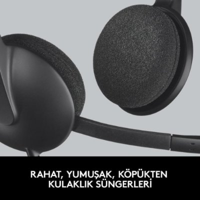 Logitech H340 Kablolu Kulak Üstü Mikrofonlu Kulaklık 981-000475