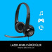 Logitech H390 Kablolu Kulak Üstü Mikrofonlu Kulaklık Siyah