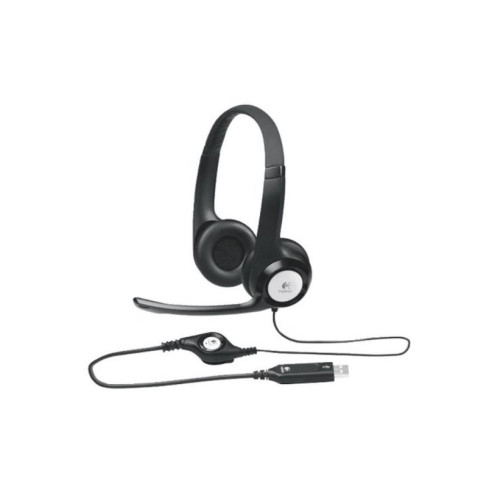 Logitech H390 Siyah USB Kablolu Kulak Üstü Kulaklık Outlet