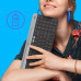 Logitech K580 Slim 920-010624 Siyah Q Kablosuz Klavye - Teşhir
