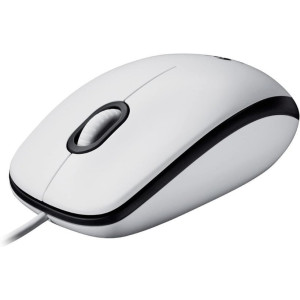 Logitech M100 910-006764 Beyaz Optik Kablolu Mouse - Teşhir