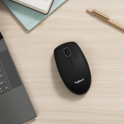 Logitech M100 910-006652 Siyah Optik Kablolu Mouse - outlet