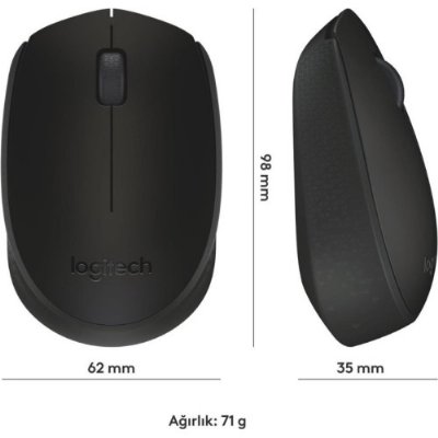 Logitech M171 910-004424 Siyah Optik Kablosuz Mouse Outlet