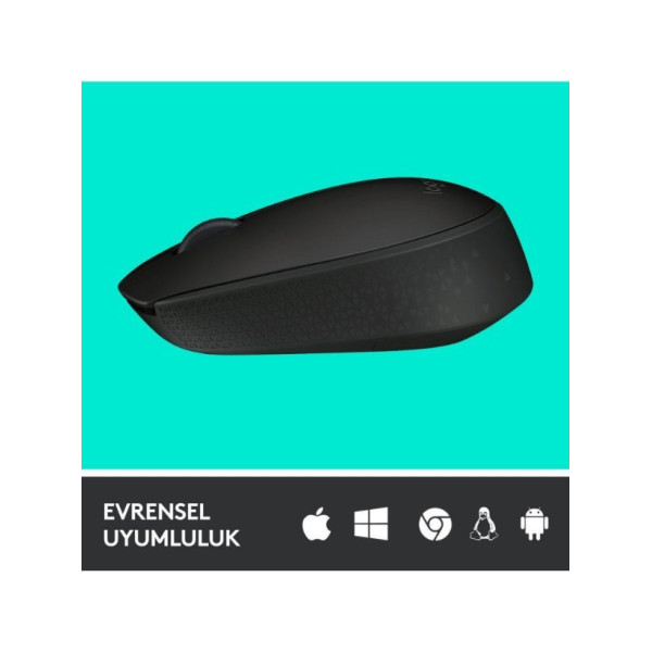 Logitech M171 910-004424 Siyah Optik Kablosuz Mouse Teşhir