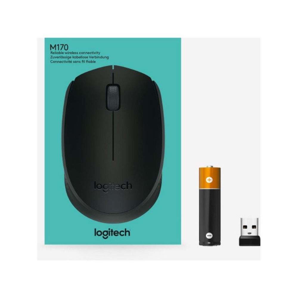 Logitech M171 910-004424 Siyah Optik Kablosuz Mouse Teşhir