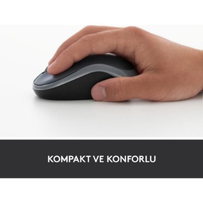 Logitech M185 Kablosuz Mouse, PC, Mac, Dizüstü Bilgisayar