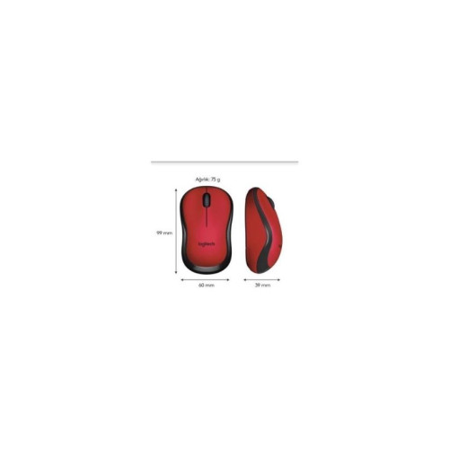 Logitech M220 910-004880 Kırmızı Sessiz Optik Kablosuz Mouse Teşhir