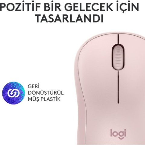 Logitech M240 Sessiz Bluetooth Mouse, Kablosuz, Kompakt, T