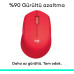 Logitech M330 Silent Plus 910-004911 Kırmızı Sessiz Optik Kablosuz Mouse