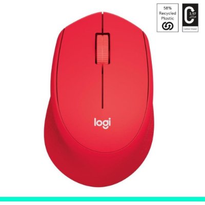 Logitech M330 Silent Plus 910-004911 Kırmızı Sessiz Optik Kablosuz Mouse