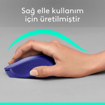 Logitech M330 Silent Plus 910-004910 Mavi Sessiz Optik Kablosuz Mouse Teşhir