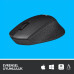 Logitech M330 Sessiz Kablosuz Optik Mouse - Siyah