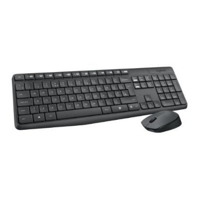 Logitech MK235, Klavye Ve Fare Seti, 2.4 Ghz, Siyah