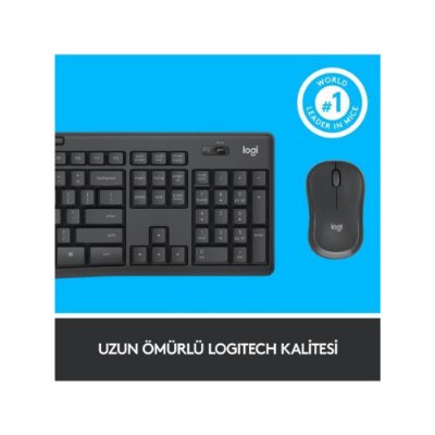 Logitech MK295 Silent Kablosuz Klavye Mouse Seti - Teşhir