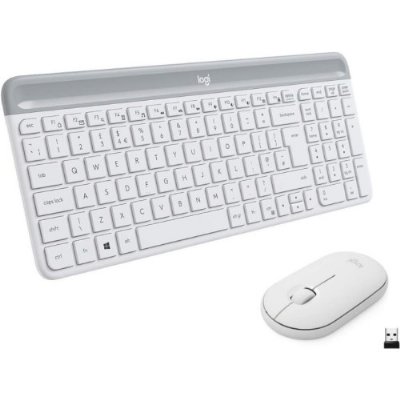 Logitech MK470 Beyaz Kablosuz Klavye Mouse Seti - Teşhir