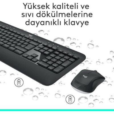 Logitech MK540 920-008687 Kablosuz Klavye Mouse Seti - Teşhir