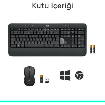 Logitech MK540 920-008687 Kablosuz Klavye Mouse Seti - Teşhir