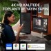 Logitech MX Brio Açık Gri 4K Ultra HD Mikrofonlu Webcam