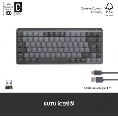 Logitech Mx Mechanical Mini 920-010780 Kablosuz Mekanik Klavye