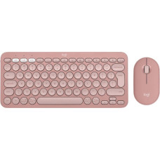 Logitech Pebble 2 Combo Pembe Kablosuz Klavye Mouse Set...