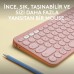 Logitech Pebble Keys 2 K380S 920-011861 Pembe Kablosuz Klavye - Teşhir