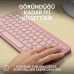 Logitech Pebble Keys 2 K380S 920-011861 Pembe TKL Q Kablosuz Klavye - Outlet