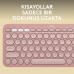 Logitech Pebble Keys 2 K380S 920-011861 Pembe TKL Q Kablosuz Klavye - Outlet