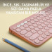 Logitech Pebble Keys 2 K380S 920-011861 Pembe TKL Q Kablosuz Klavye