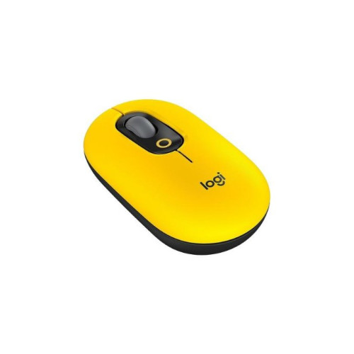 Logitech POP Emoji 910-006546 Sarı Sessiz Optik Kablosuz Mouse - outlet