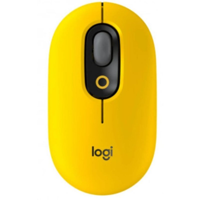 Logitech POP Emoji 910-006546 Sarı Sessiz Optik Kablosuz Mouse - Teşhir