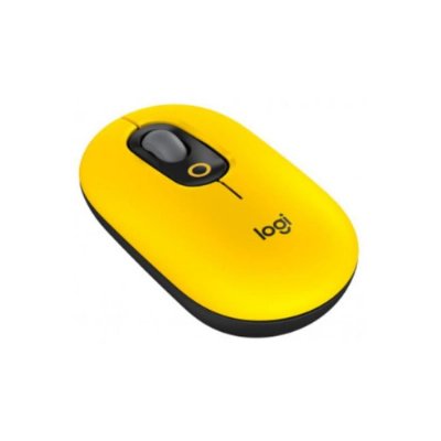 Logitech POP Emoji 910-006546 Sarı Sessiz Optik Kablosuz Mouse - Teşhir