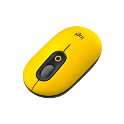 Logitech POP Emoji 910-006546 Sarı Sessiz Optik Kablosuz Mouse - Teşhir