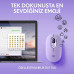 Logitech POP Emoji 910-006650 Lila Sessiz Optik Kablosuz Mouse - outlet