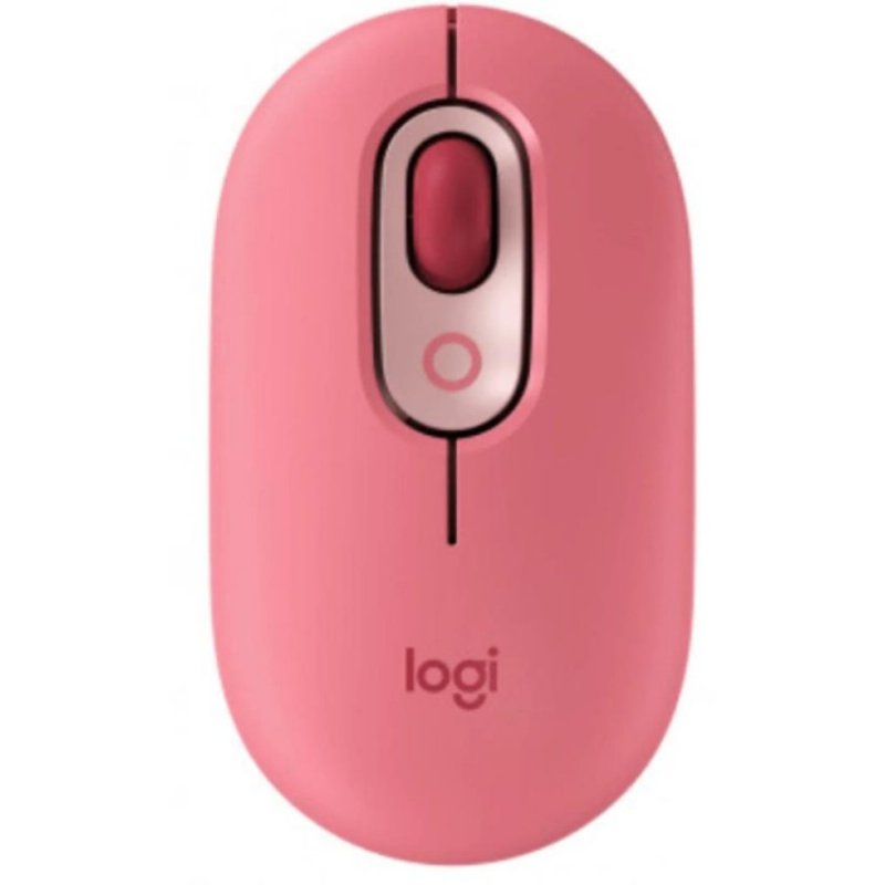 Logitech POP Emoji 910-006548 Pembe Sessiz Optik Kablosuz Mouse - Teşhir