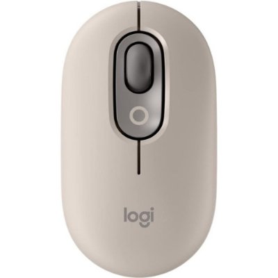Logitech POP Emoji 910-006651 Bej Sessiz Optik Kablosuz Mouse - Teşhir