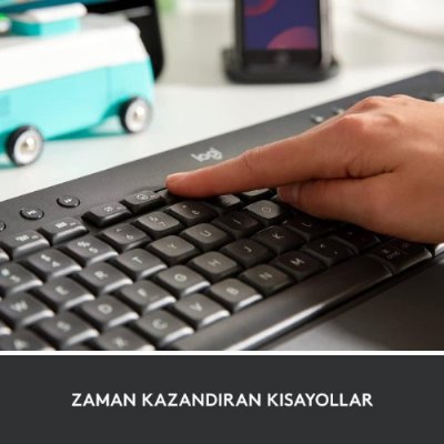 Logitech K650 Signature 920-010919 Siyah Q Kablosuz Klavye - Teşhir