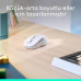Logitech M650 Signature 910-006238 Beyaz Sessiz Büyük Boy Sağ El Optik Kablosuz Mouse