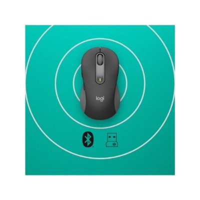 Logitech M650 Signature 910-006253 Siyah Sessiz Küçük Boy Sağ El Kablosuz Mouse Teşhir