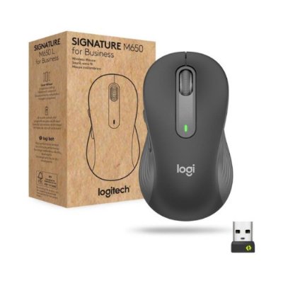 Logitech M650 Signature 910-006253 Siyah Sessiz Küçük Boy Sağ El Kablosuz Mouse