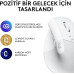 Logitech Lift 910-006475 Beyaz Dikey Sessiz Ergonomik Optik Kablosuz Mouse